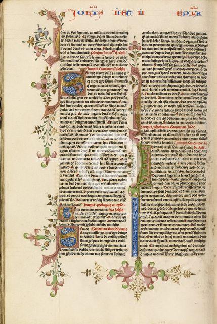 Decorated Text Page, about 1450. Creator: Circle of Stefan Lochner.