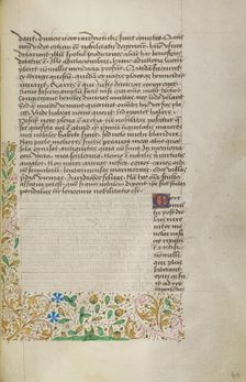 Decorated Text Page, about 1460-1470. Creator: Unknown