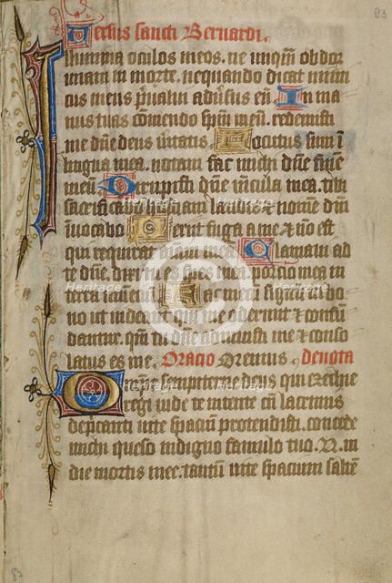 Decorated Text Page, about 1480-1490. Creator: Unknown.