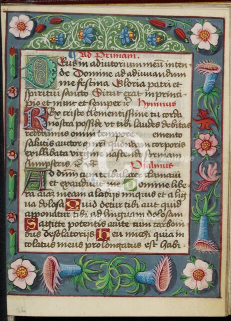 Decorated Text Page; Book of Hours, early 16th century. Creator: Unknown.