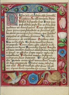 Decorated Text Page; Book of Hours, early 16th century. Creator: Unknown