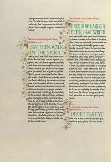 Decorated Text Page; Epistolary, about 1930. Creator: Madelyn Walker