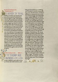 Decorated Text Page; Epistolary, about 1930. Creator: Madelyn Walker