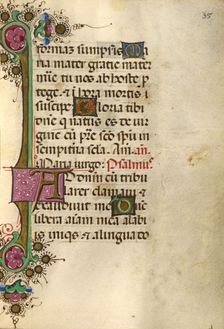 Decorated Text Page; Gualenghi-d'Este Hours, about 1469. Creator: Unknown
