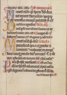Decorated Text Page; Missal, about 1180. Creator: Unknown