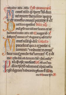 Decorated Text Page; Missal, about 1180. Creator: Unknown