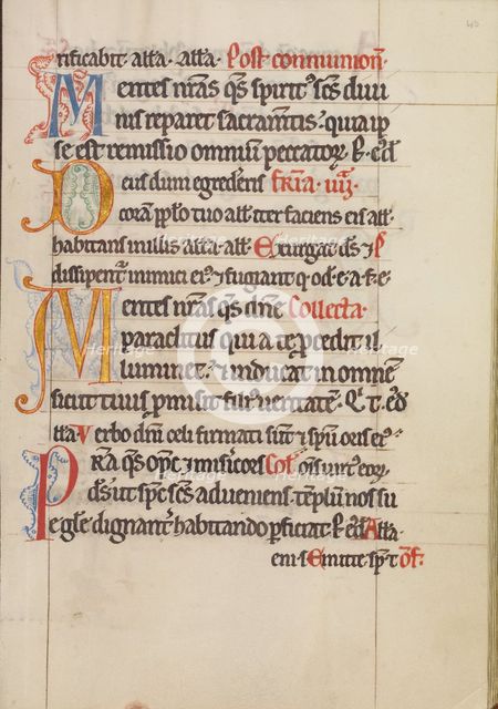 Decorated Text Page; Missal, about 1180. Creator: Unknown.