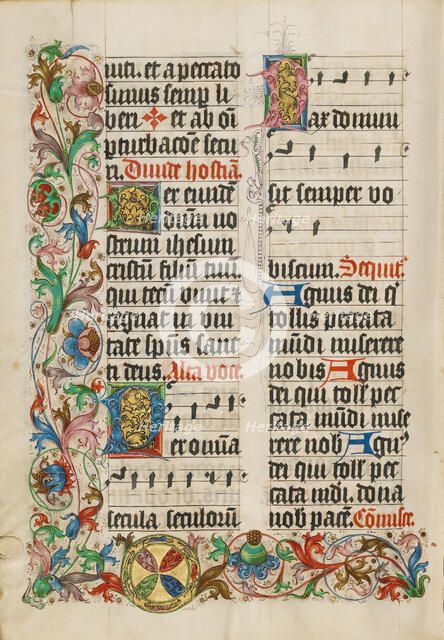 Decorated Text Page; Missal, about 1500-1505. Creator: Unknown.