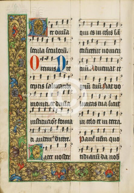 Decorated Text Page; Missal, about 1500-1505. Creator: Unknown.