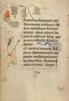 Decorated Text Page; Prayer Book of Charles the Bold, 1469. Creator: Nicolas Spierinc