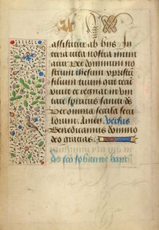 Decorated Text Page; Prayer Book of Charles the Bold, 1469. Creator: Nicolas Spierinc