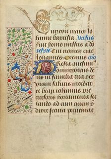 Decorated Text Page; Prayer Book of Charles the Bold, 1469. Creator: Nicolas Spierinc
