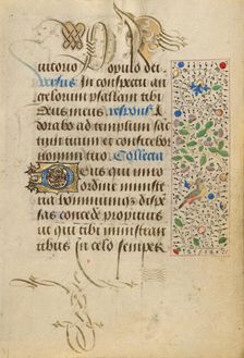Decorated Text Page; Prayer Book of Charles the Bold, 1469. Creator: Nicolas Spierinc