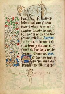 Decorated Text Page; Prayer Book of Charles the Bold, 1469. Creator: Nicolas Spierinc