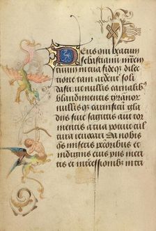 Decorated Text Page; Prayer Book of Charles the Bold, 1469. Creator: Nicolas Spierinc