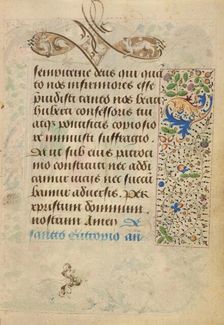 Decorated Text Page; Prayer Book of Charles the Bold, 1469. Creator: Nicolas Spierinc