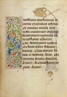 Decorated Text Page; Prayer Book of Charles the Bold, 1469. Creator: Nicolas Spierinc