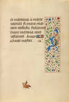 Decorated Text Page; Prayer Book of Charles the Bold, about 1471. Creator: Nicolas Spierinc