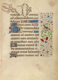 Decorated Text Page; Prayer Book of Charles the Bold, about 1471. Creator: Nicolas Spierinc