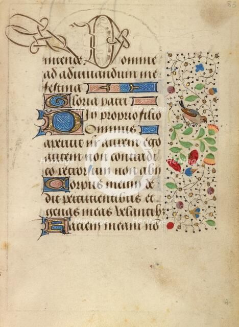 Decorated Text Page; Prayer Book of Charles the Bold, about 1471. Creator: Nicolas Spierinc.