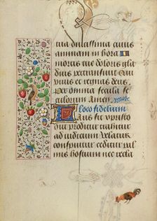 Decorated Text Page; Prayer Book of Charles the Bold, about 1471. Creator: Nicolas Spierinc