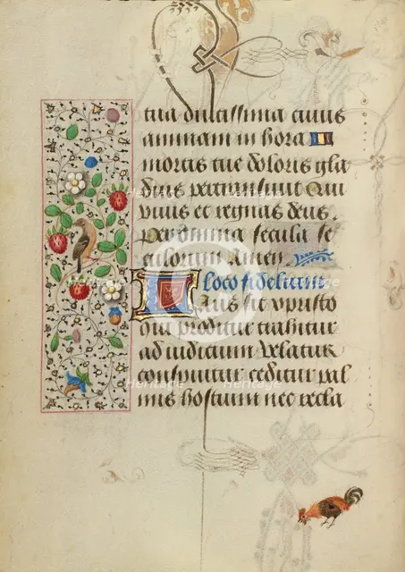 Decorated Text Page; Prayer Book of Charles the Bold, about 1471. Creator: Nicolas Spierinc.