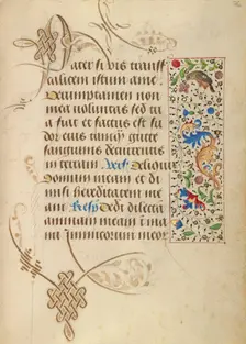 Decorated Text Page; Prayer Book of Charles the Bold, about 1471. Creator: Nicolas Spierinc