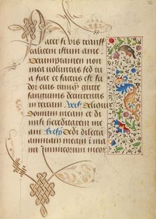 Decorated Text Page; Prayer Book of Charles the Bold, about 1471. Creator: Nicolas Spierinc