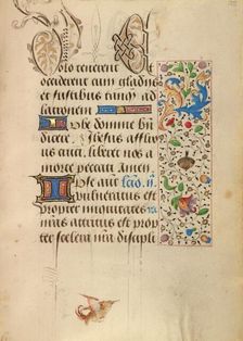 Decorated Text Page; Prayer Book of Charles the Bold, about 1471. Creator: Nicolas Spierinc