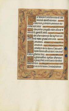 Decorated Text Page; Spinola Hours, about 1510-1520. Creator: Unknown
