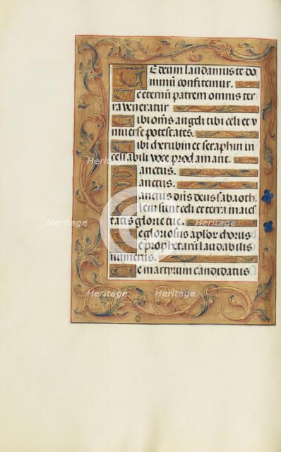 Decorated Text Page; Spinola Hours, about 1510-1520. Creator: Unknown.
