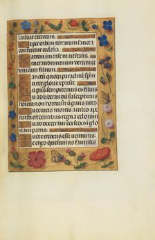 Decorated Text Page; Spinola Hours, about 1510-1520. Creator: Unknown