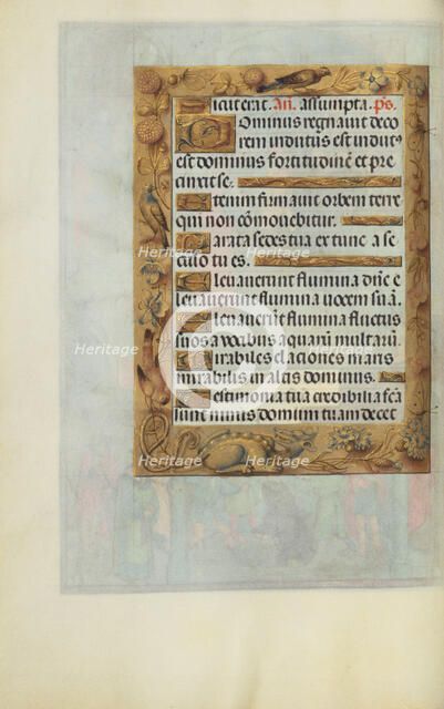 Decorated Text Page; Spinola Hours, about 1510-1520. Creator: Unknown.