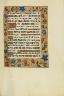 Decorated Text Page; Spinola Hours, about 1510-1520. Creator: Unknown