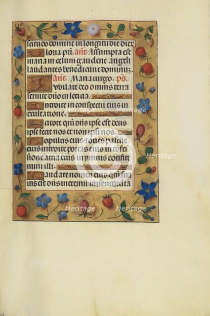 Decorated Text Page; Spinola Hours, about 1510-1520. Creator: Unknown.