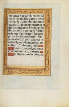 Decorated Text Page; Spinola Hours, about 1510-1520. Creator: Unknown