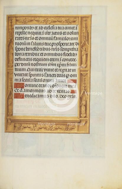 Decorated Text Page; Spinola Hours, about 1510-1520. Creator: Unknown.