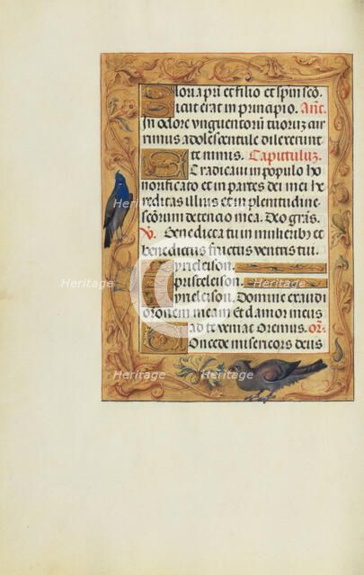 Decorated Text Page; Spinola Hours, about 1510-1520. Creator: Unknown.