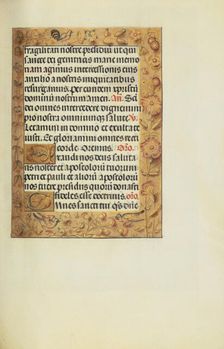 Decorated Text Page; Spinola Hours, about 1510-1520. Creator: Unknown