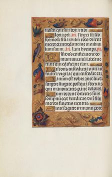 Decorated Text Page; Spinola Hours, about 1510-1520. Creator: Unknown