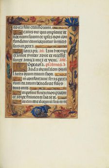 Decorated Text Page; Spinola Hours, about 1510-1520. Creator: Unknown