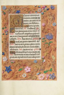 Decorated Text Page; Spinola Hours, about 1510-1520. Creator: Unknown