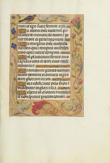 Decorated Text Page; Spinola Hours, about 1510-1520. Creator: Unknown