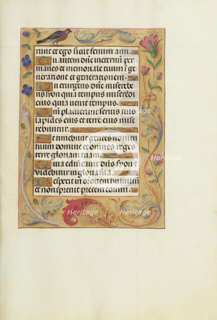 Decorated Text Page; Spinola Hours, about 1510-1520. Creator: Unknown.
