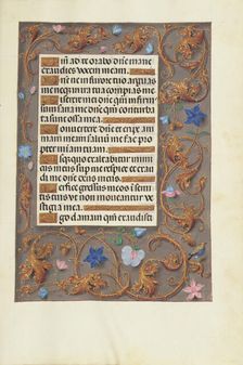 Decorated Text Page; Spinola Hours, about 1510-1520. Creator: Unknown