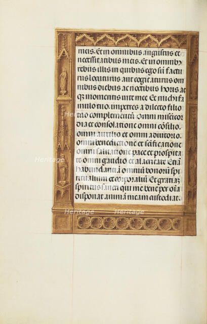 Decorated Text Page; Spinola Hours, about 1510-1520. Creator: Unknown.