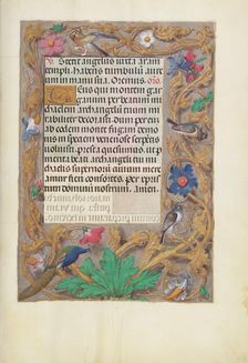 Decorated Text Page; Spinola Hours, about 1510-1520. Creator: Unknown