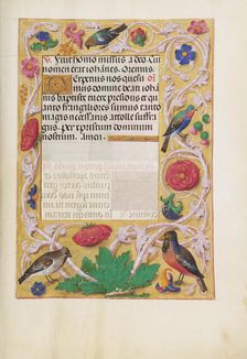 Decorated Text Page; Spinola Hours, about 1510-1520. Creator: Unknown