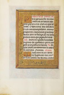 Decorated Text Page; Spinola Hours, about 1510-1520. Creator: Unknown