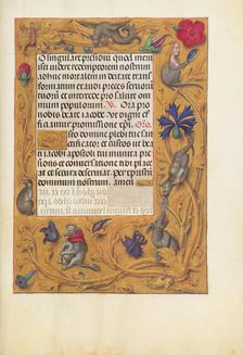 Decorated Text Page; Spinola Hours, about 1510-1520. Creator: Unknown
